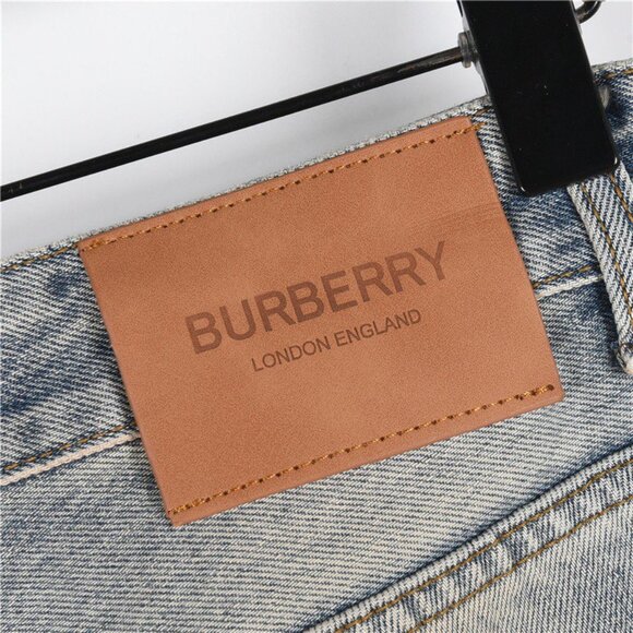 Burberry 25SS Back Pocket Check Horse Denim Pants s - Picture 11 of 12